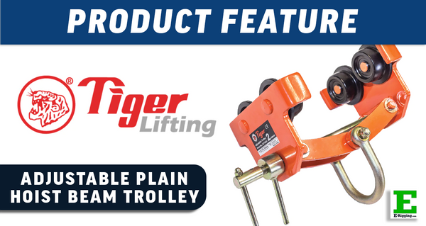 Tiger Lifting Adjustable Plain Hoist Beam Trolleys