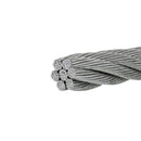 7X19 Aircraft Cable Cross Section Close Up