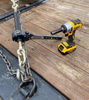 Speedbinders  torque  drive  load  binder  tensioned  ready  for  use  with  drill