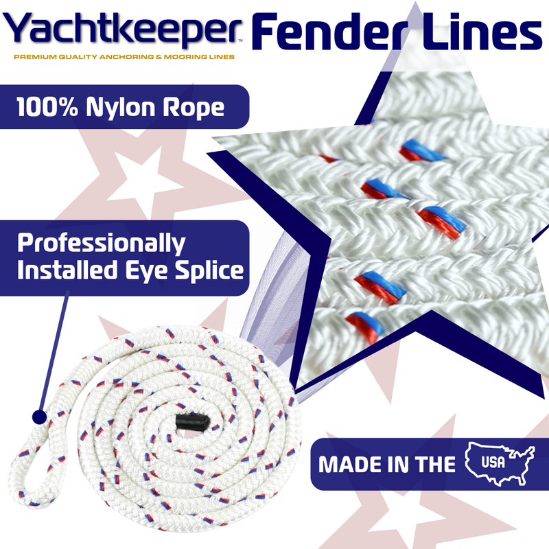 Yachtkeeper Fender Line Rope Features