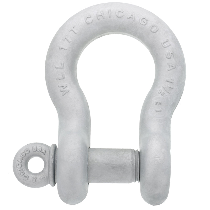 1-3/8" Chicago Hardware Hot Dip Galvanized Screw Pin Anchor Shackle