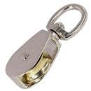 1/4" Line x 1-1/4" Diameter Swivel Eye Single Pulley