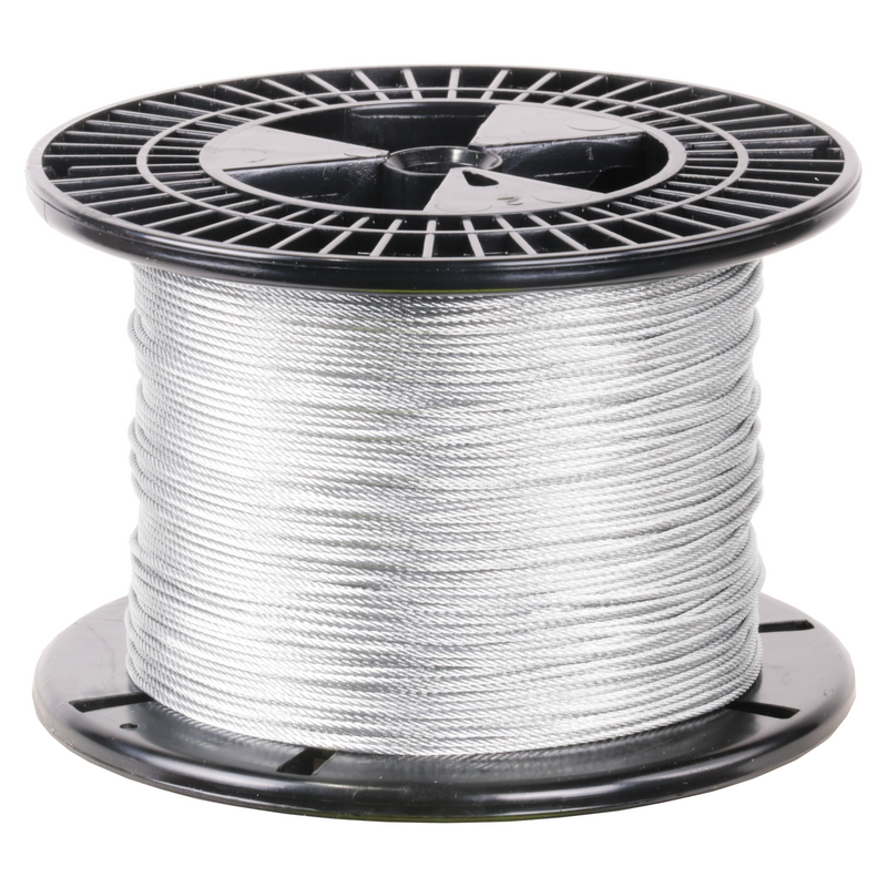 1/16 inch X 500 foot pro strand 7x7 hot dip galvanized cable reel main