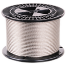 1/8 inch X 200 foot haas stainless 7x19 type 316 stainless steel cable reel main