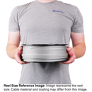 1/8 inch X 500 foot pro strand 7x19 vinyl coated galvanized cable reel size