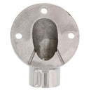 1 tubing 30 degree stainless steel round flat base alt