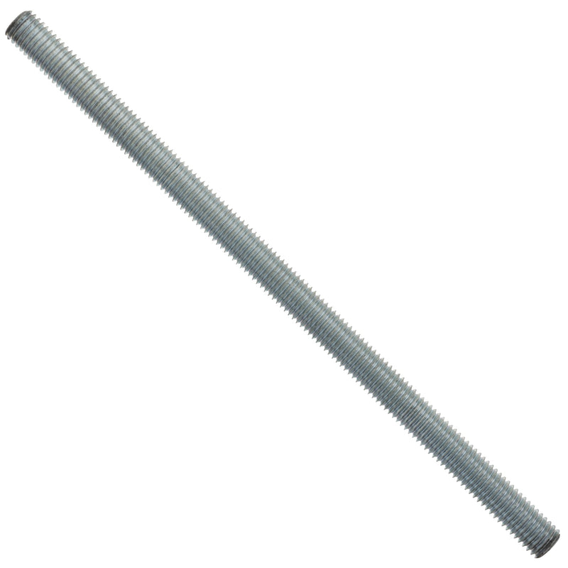 1/4" x 12" Chicago Hardware Zinc Plated Threaded Rod