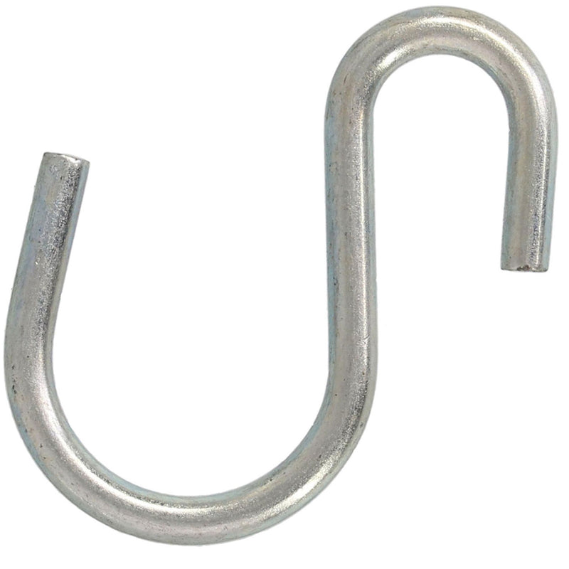 1.5" x 25 lbs, Zinc Plated S-Hook, Type I, 10