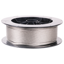 3/16 inch X 200 foot haas stainless 7x19 type 316 stainless steel cable reel main