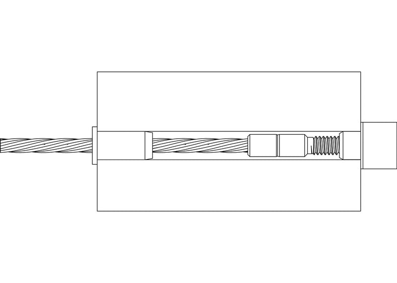 3 16 swage stud assembly drawing