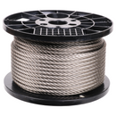 3/8 inch X 200 foot haas stainless 7x19 type 316 stainless steel cable reel main