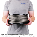 3/8 inch X 200 foot pro strand 7x19 type 304 stainless steel cable reel size