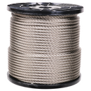 3/8 inch X 500 foot haas stainless 7x19 type 316 stainless steel cable reel main