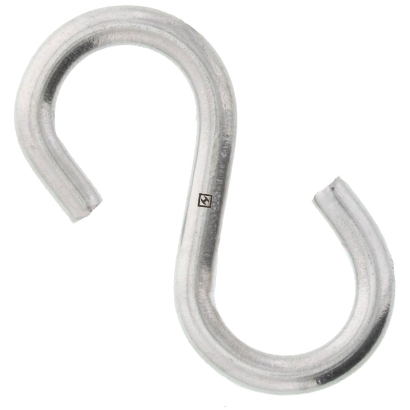 5/32" x 1-1/4" Stainless Steel S Hook