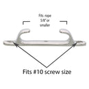 Stainless Steel Straight Chock 6 inch