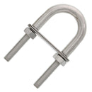 M10 x 2.125" Stainless Steel U-Bolt, Oversized Head