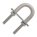 M8 x 1.5" Stainless Steel U-Bolt, Oversized Head
