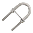M8 x 2" Stainless Steel U-Bolt, Oversized Head