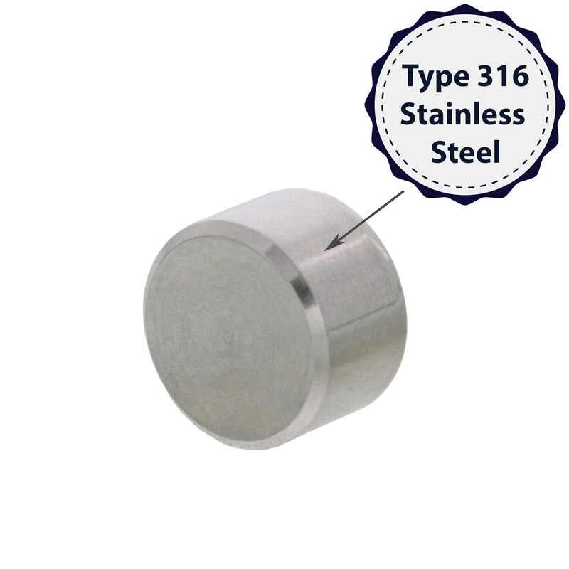 Stainless Steel End Cap for Capping Hex Nut material graphic