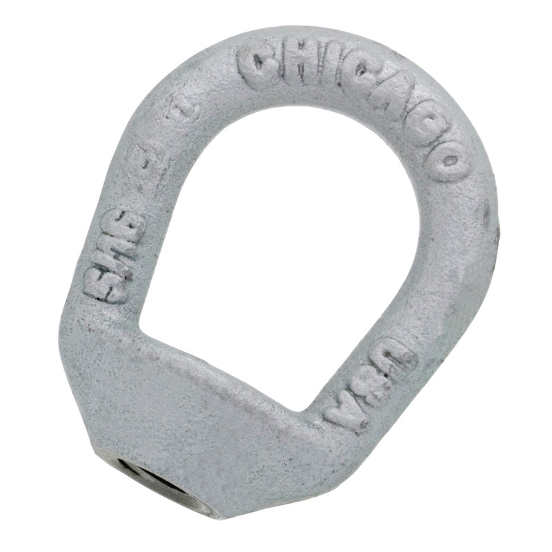 3/8" Chicago Hardware Drop Forged Hot Dip Galvanized Eye Nut with 5/16" Bail