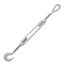 Five Sixteenths Inch X 4 Half Inch Hook Eye Turnbuckle Opened