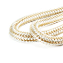 half in x twenty ft double braid nylon dock line GW United Strands close
