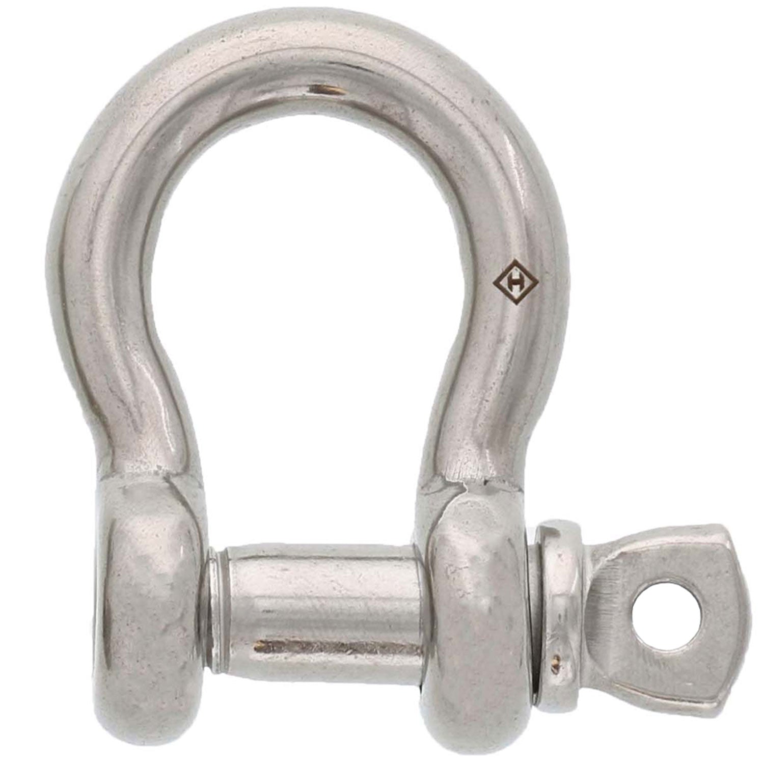 STRAIGHT SHACKLES WITH CAPTIVE SCREW EYE PIN.