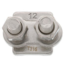 half inch stainless steel cast wire rope clip alt