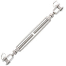 1/2" x 6.5" Stainless Steel Jaw x Jaw Turnbuckle