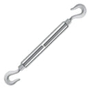 1/2" x 9" Chicago Hardware Hot Dip Galvanized Hook x Hook Turnbuckle