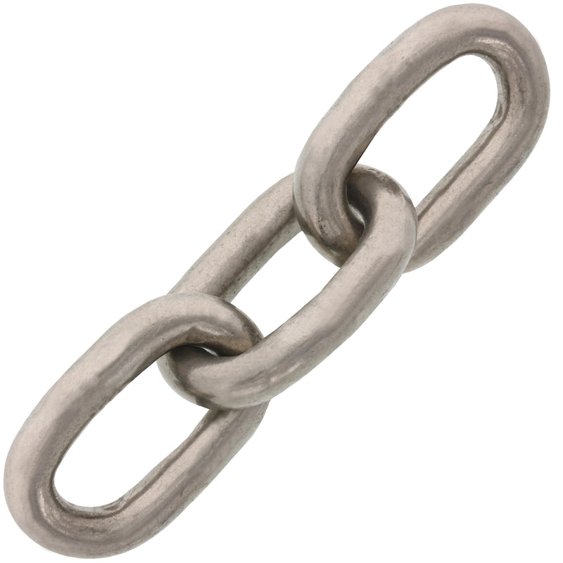 1/2" Type 304, Stainless Steel Chain (Sold Per Foot)