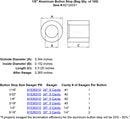 one eighth inch Button specification diagram