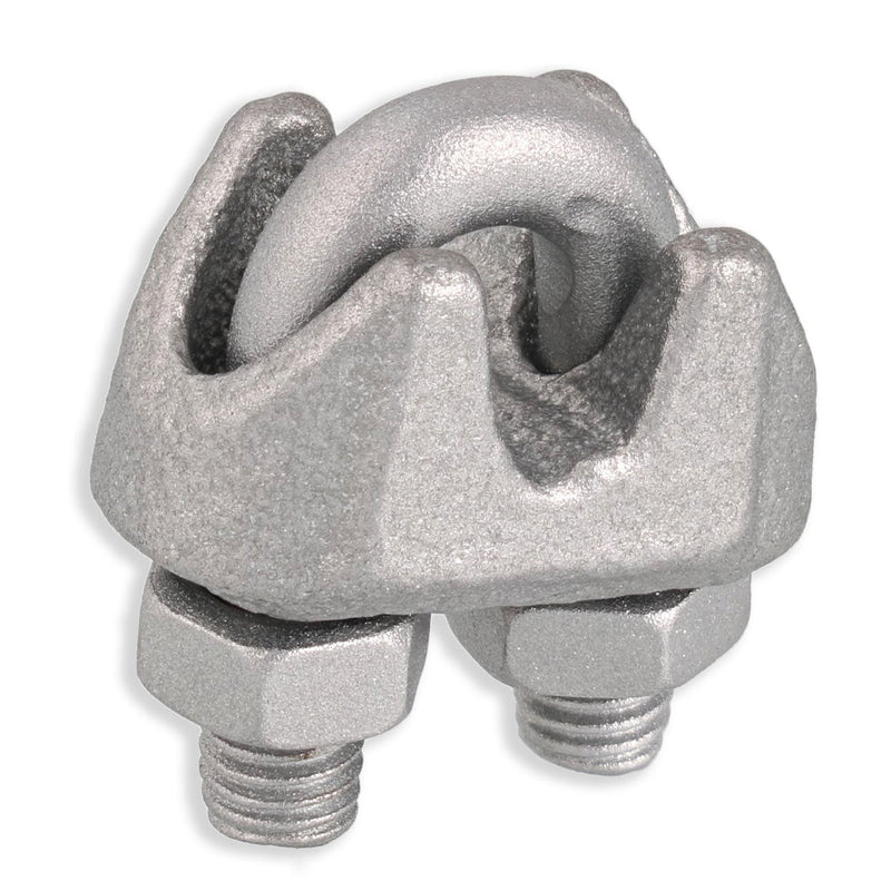1/8" Zinc Plated Malleable Wire Rope Clip