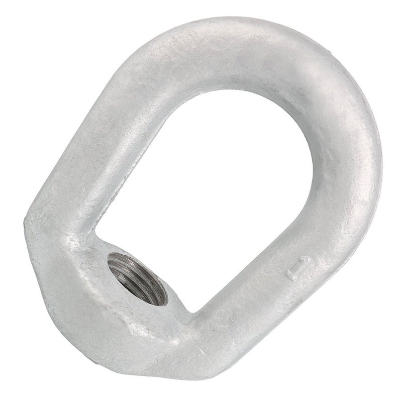 1" Hot Dipped Galvanized Eye Nut with 1-1/4"-7 UNC Tap