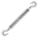 1" x 12" Chicago Hardware Hot Dip Galvanized Hook x Hook Turnbuckle
