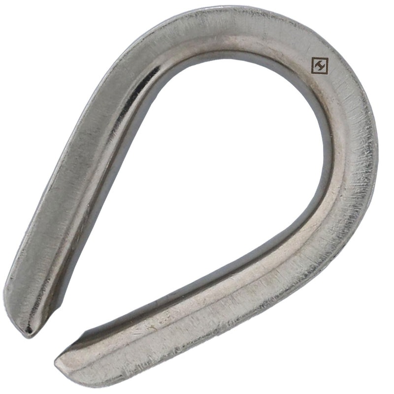 1/4" Stainless Steel Heavy Duty Wire Rope Thimble