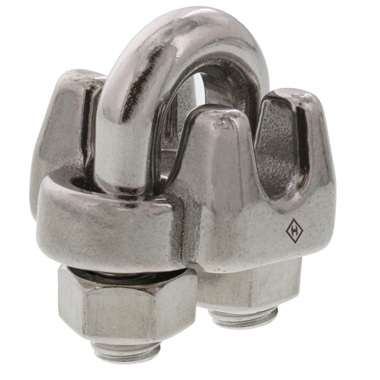 1/4 Type 316, Stainless Steel Cast Wire Rope Clip 3585
