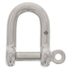 Type 316 Stainless Steel Captive Pin D Shackle
