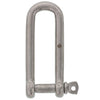 Type 316 Stainless Steel Screw Pin Long D Shackle