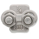 quarter inch stainless steel cast wire rope clip alt