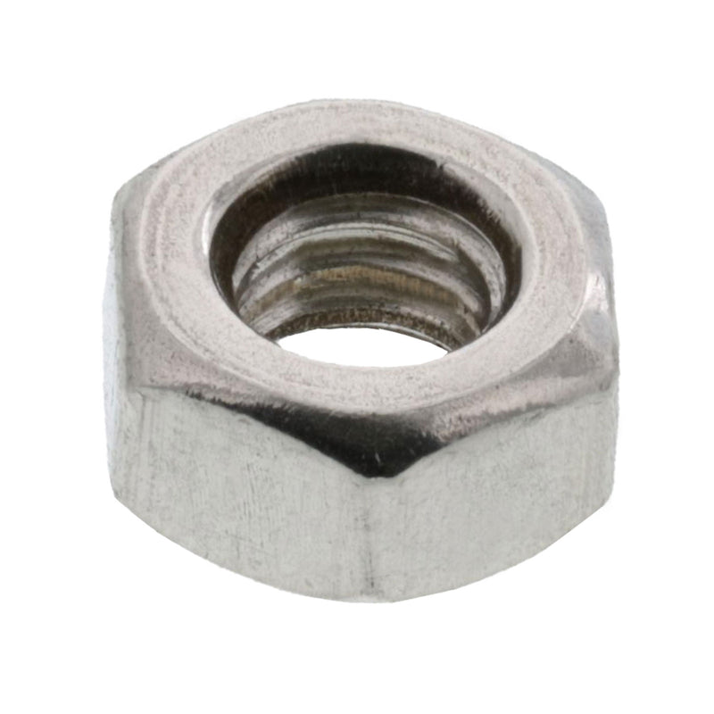 1/4" - 20 TPI,  Stainless Steel Left Hand UNC Hex Nuts
