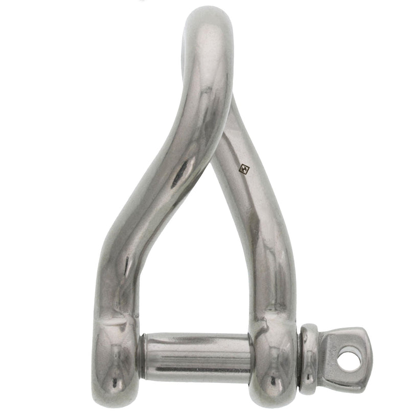 1/4" Stainless Steel Twisted Shackle