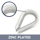 Regular Duty Zinc Plated Thimble Material Type