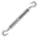 7/8" x 12" Chicago Hardware Hot Dip Galvanized Hook x Hook Turnbuckle