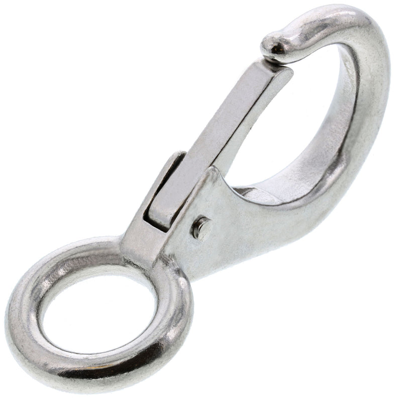 7/8" Stainless Steel Fixed Eye Snap
