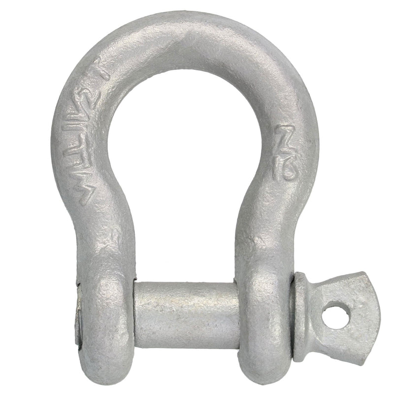 7/16 in., 1.5 ton, Galvanized Screw Pin Anchor Shackle