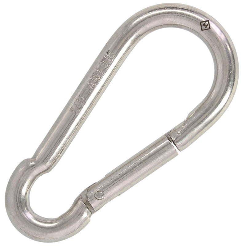 7/16" Stainless Steel Spring Snap Link