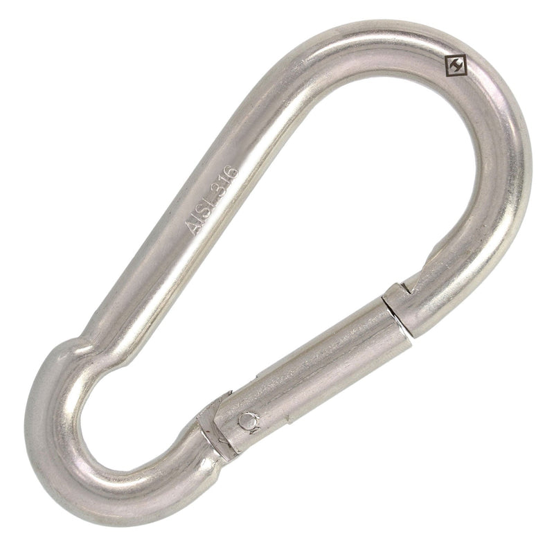 3/8" Stainless Steel Spring Snap Link