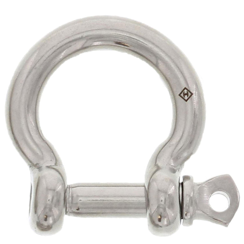 3/8" Stainless Steel Screw Pin Bow Shackle