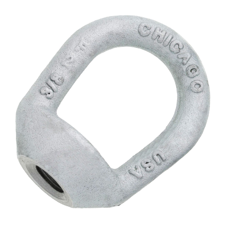 1/2" Chicago Hardware Drop Forged Hot Dip Galvanized Eye Nut with 3/8" Bail